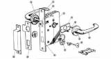 PART FOR TUMBLER MORTISE LOCK, OHS#2410 #1 FRONT
