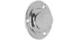 DOOR CUSHION RUBBER, W/STAINLESS BASE 48X22MM