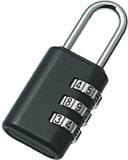 PADLOCK COMBINATION RESETTABLE, 3 DIGIT LOCK 