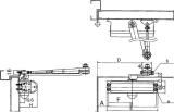 DOOR CLOSER STANDARD TYPE, W/STOP MAX. DOOR WEIGHT 30KGS