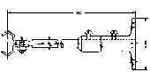CURTAIN SUSPENDER, STAINLESS & HYDRONALIUM