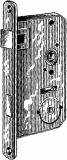 TOILET LOCK MORTISE BRASS, LEFT HAND #3201WC