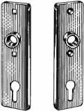 PLATE SHORT W/CYLINDER HOLE, S.STEEL SPACE 60MM #6645 Z/2/60