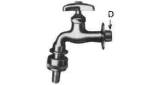 FAUCET WALL WITH SNAP ON HOSE, COUPLING 13(1/2)
