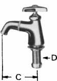 FAUCET LAVATORY 13(1/2), WITH ROTARY SPOUT