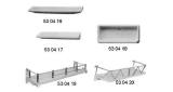 SHELF BATHROOM PORCELAIN, W140XL454XD65MM