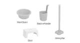 WASH BASIN PLASTIC 270MM DIAM, 3.0 LTR