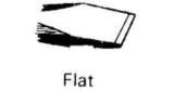 CHISEL FLAT ROUND SHANK, FOR PNEUMATIC CHIPPING HAMMER