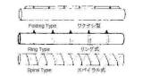 VENTILATION TUBE FOLDING-TYPE, PVC 200MM X 10MTR