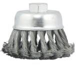 BRUSH WIRE CUP PLAITED 80MMDIA, FOR DERUSTING BRUSH MAG9000 