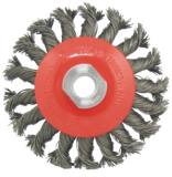 BRUSH CONICAL WHEEL PLAITED, 100MM F/DERUSTINGBRUSH MAG9000  