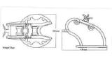 SADDLE HOSE FLANGE DIA:356MM, FOR J.J.TANK CLEANING MACHINE