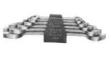 WRENCH SET DOUBLE OPEN END, #25M 6X7 TO 14X17MM 6'S