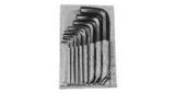 WRENCH SET ALLEN HEXAGON, 2.5-12MM 8'S