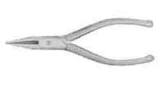 PLIER ROUND-NOSE, PLASTIC COVERED HANDLE 125MM