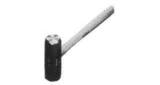 HAMMER ALUMINIUM HANDLE, NO.1/2 (0.1KGS)