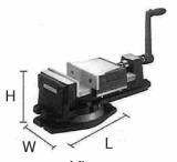 VISE MILLING K W/SWIVEL BASE, JAW SIZE 102X65X35MM