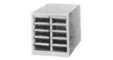 PARTS CABINET WITH 10 DRAWERS, PLASTIC 243X238X253MM