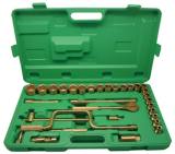 SOCKET WRENCH SET SPECIAL ALUM, BRONZE NON-SPARK 12.7MM/SQ