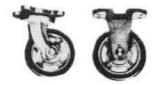 WHEEL FREE SWIVEL TYPE 100MM, FOR PLATFORM TRUCK