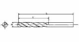 DRILL H.S.S. STRAIGHT SHANK, TWIST 0.3MM