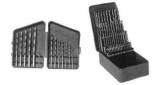 DRILL SET HSS STRAIGHT SHANK, 2.0-6.5MM 8'S IN POLY CASE