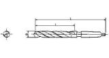 DRILL H.S.S. MORSE TAPER SHANK, TWIST 10.0MM
