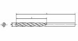 DRILL H.S.S. STRAIGHT SHANK, LONG TWIST 1.0X75MM