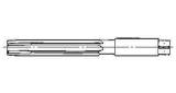 REAMER HAND STRAIGHT FLUTE, 0.5X30MM