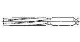 REAMER HAND HELICAL FLUTE, 9.0X125MM