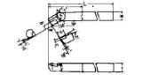 TOOL WITH CARBIDE TIP SINGLE, #45-1 RIGHT HAND 13X13X140MM