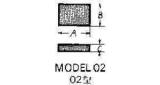 CARBIDE TIP #02-0 10X6X3MM