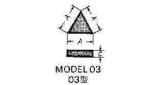 CARBIDE TIP #03-0 10X3MM