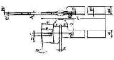 TOOL BIT TIP WELDED HSS SPRING, PARTING-12 12X12X140MM