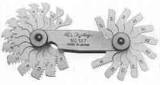 SCREW PITCH GAUGE #137, WHITWORTH 55DEG 4-60 THREADS