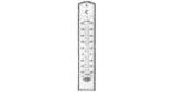 THERMOMETER CABIN -30 TO 50DEG, 250MM