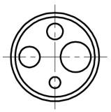 SLEEVE ADAPTER FOR TEMPERATURE, CALIBRATOR OD:28MM 4 BORES 