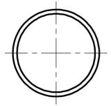 SLEEVE ADAPTER FOR TEMPERATURE, CALIBRATOR OD:28MM BLANK