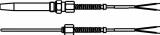 THERMOCOUPLE ASS'Y FOR EXHAUST, GAS W/INSERT AMETEK 1802 UST-2 