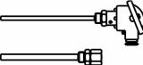 THERMOMETER RESISTANCE SCREWIN, W/FIXED INSERT AMETEK 1809 BFM