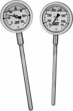 THERMOMETER EXHAUST GAS DIRECT, DIA80MM BOTTOM MOUNT100MM 1/2"
