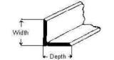 STEEL EQUAL ANGLE HOT-ROLLED, 20X20X3MM 5.5MTR