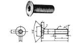 SCREW SOCKET FLAT HEAD, WITH FURTHER DETAIL