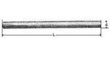 STUD WHOLE THREADED WITH, FURTHER DETAIL