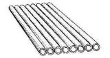 TUBE ALUMI-BRASS 15A (METRIC), 20X1MM