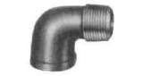 ELBOW STREET MALLEABLE CAST, IRON GALV 90DEG 1/8