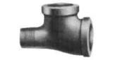 TEE SERVICE MALLEABLE CAST, IRON GALV 1/8