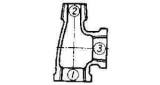 TEE SERVICE REDUCING MALLEABLE, C/I GALV 3/4X1/2X3/4