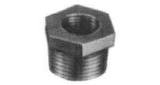BUSHING HEXAGON MALLEABLE CAST, IRON GALV 1/4X1/8