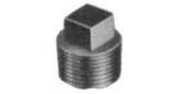 PLUG SQUARE HEAD MALLEABLE, CAST IRON GALV 1/8